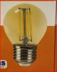 SIGMA LED E27 LAMP 2400K  220V AC 2W GOLDEN FINISH