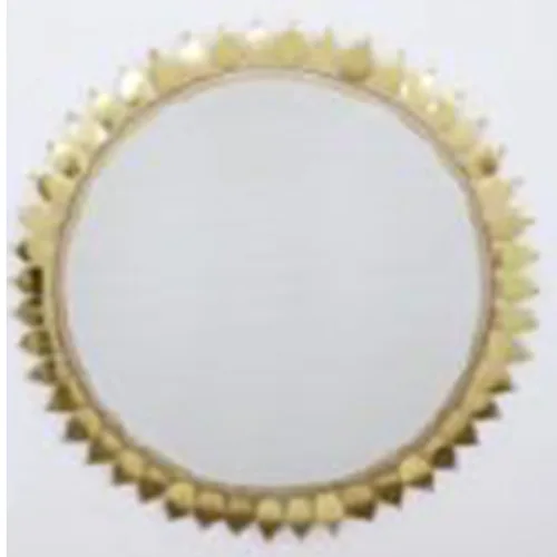 DESROCH  DECOR DORADO SEASHELL CHOKER MIRROR