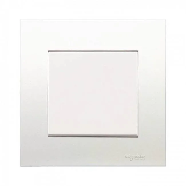 Schneider 2-way plate switch 1 gang - 16AX Vivace White