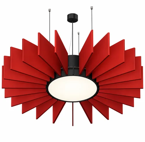 LUMIBRIGHT ECHO ART SERIES 36W Ø1120XH240MM IP40 PC+ALUMINUM+POLYSTER PET FELT ACOUSTIC LIGHT
