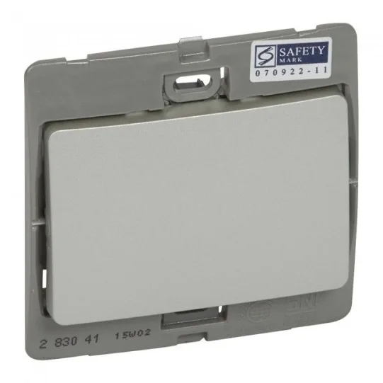 LEGRAND SILVER 1G 10A PUSH NO MARKING