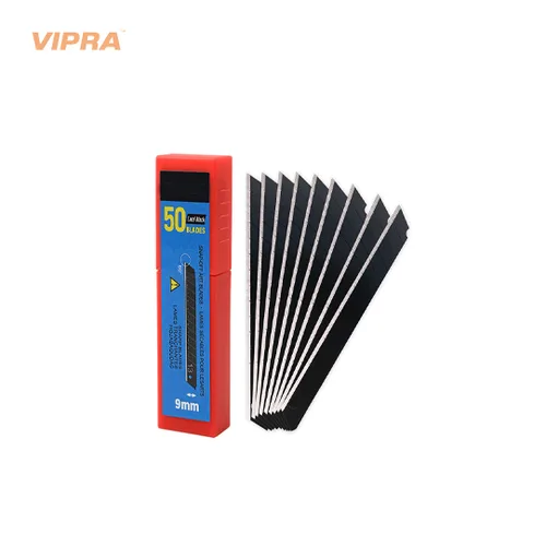 VIPRA BALCK 60° 9MM CARBON STEEL BLADE 50PCS/PACK