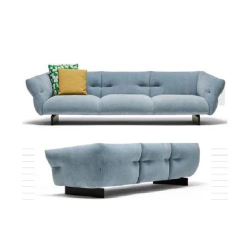 VEROCASA LIVING TEXTILE BLUE FABRIC SOFA FURNITURE