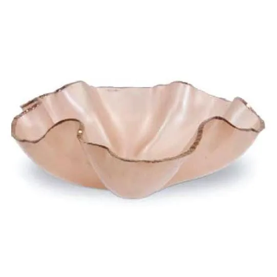 DESROCH GLASS CENTERPIECE COLOR COPPER