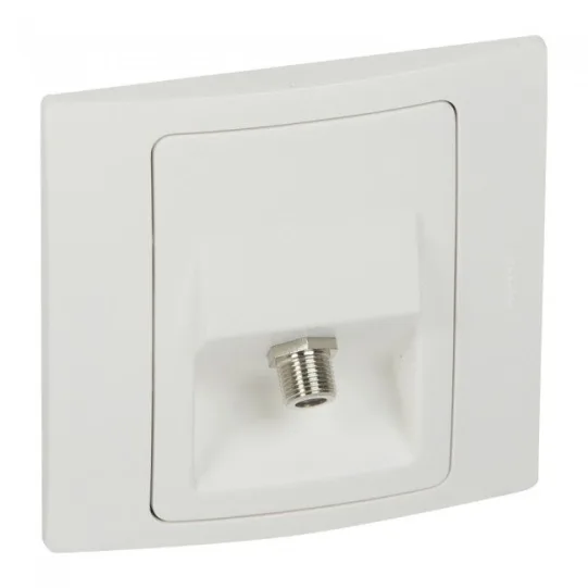 LEGRAND WHITE TV F TYPE SOCKET EXPORT
