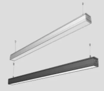 FSL LINEAR LIGHT 72W 4000K 4680lm 220V AC  BLACK  L1200mm x W75mm x H75mm IP20 Aluminum