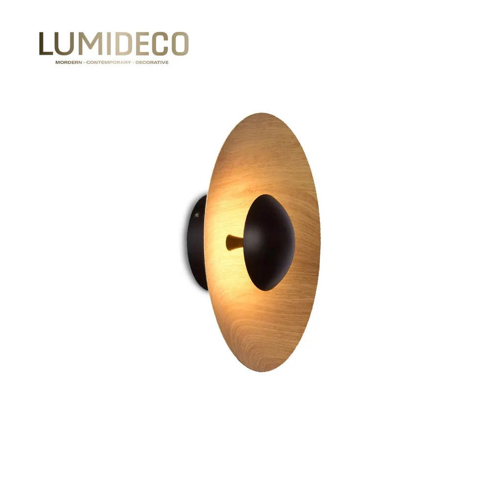 LUMIDECO BOARDY SERIES Ø350XH130MM 8W WALL LAMP