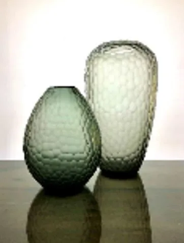 TEAR DROP VASE - GREY LARGE