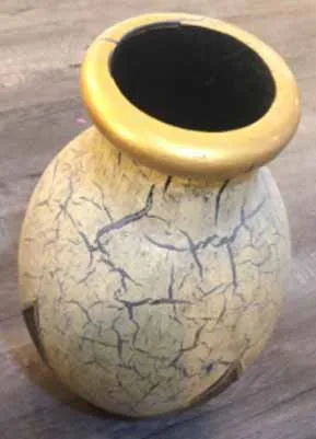 DESROCH DECOR ZIMBA NATURAL COLOUR ELEGANT VASE