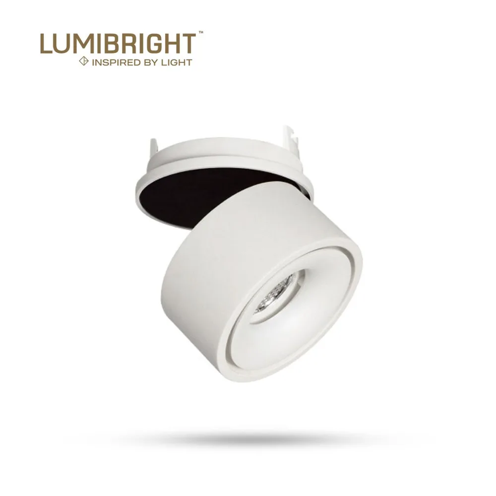 LUMIBRIGHT GRIND 11W/14W 5000K SAND WITH BLACK SPOT LIGHT IP20