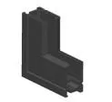 LUMIBRIGHT SLIMPSY Ø30X30X15MM SURFACE TRACK FRONT SIDE CONNECTOR IP20