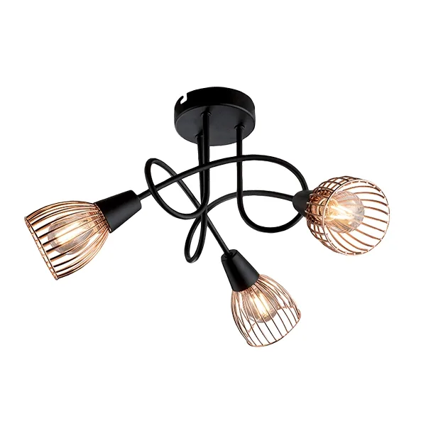 ELMARK AMBIX SPOT 3XE14 BLACK/ COOPER