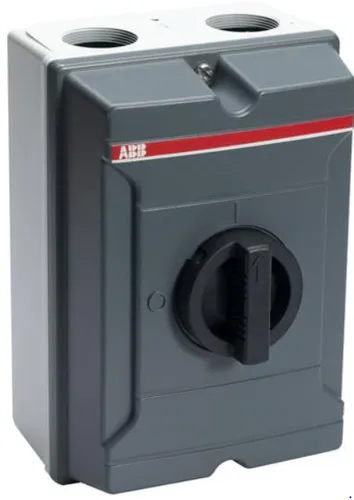 ABB Weatherproof Enclosed 3POLE Isolator SWITCH-16A 