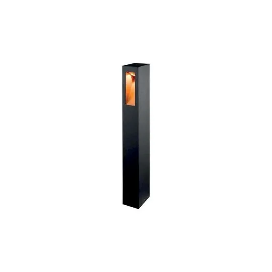 LUMIBRIGHT BOXES 7W 6000K BLACK WITH SAND+GOLDEN BOLLARD LIGHT IP54