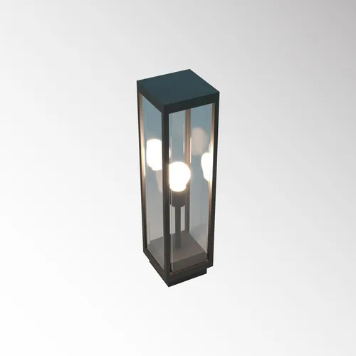 LUMIVILLE URBAN LONDIS E27x1 MATTE DARK GREY BOLLARD LIGHT IP54