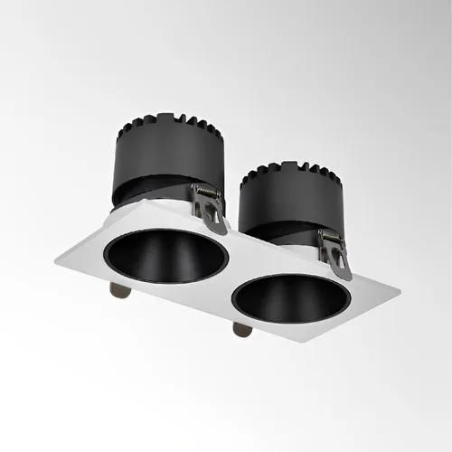 LUMIBRIGHT RAYOS 2x12W 3000K WHITE+MATT WHITE SPOT LIGHT WITH DRIVER