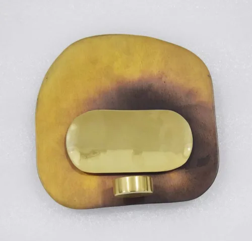 DESROCH CANDLE LIGHT & SCENTS ABAJO LATON T-LIGHT WALL HOLDER