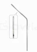 LED STEM LIGHT 2W 3000K SILVER FINISH CRI80 120° 240mA 12V With driver YHY-12000500, 12V6W, L67*H300mm Cut out 10mm L
