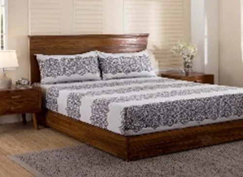 DESROCH ELEGANT COMFORT COTTON STANDARD BED SHEET