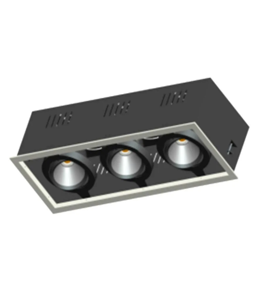 LUMIBRIGHT GRIFFIN 3x30W/3x43W 3000K WHITE SPOT LIGHT IP20