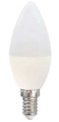 RR LIGHTING 5.5W 220-240VAC 3000K LED E14 CLEAR C CANDLE LAMP