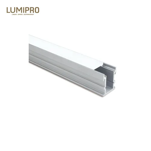 LUMIPRO RECESSED INGROUND ALUMINUM PROFILE LP.2126.R2.A.3M