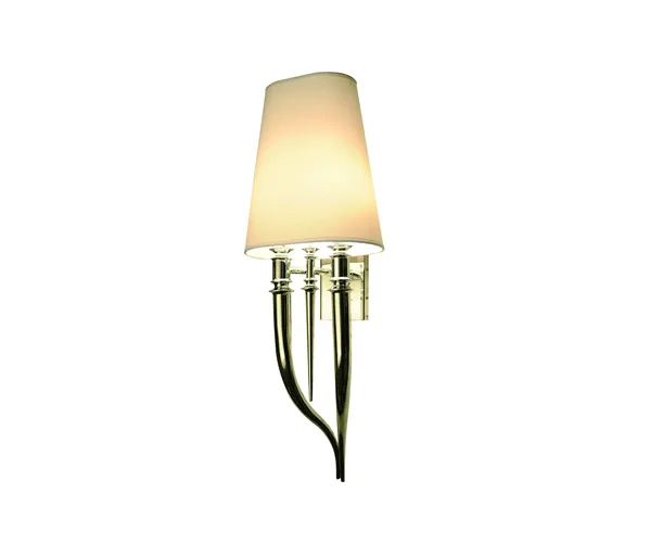 LUMILUCE CONTEMPORARY AARON E14x2 CHROME WALL LIGHT IP20