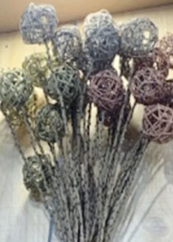DESROCH DECOR MULBERRY BRANCH BALL FLORALS