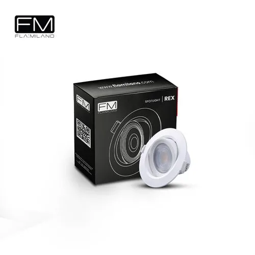 FLAMILANO REX 7W 6000K WHITE CEILING LIGHT IP20