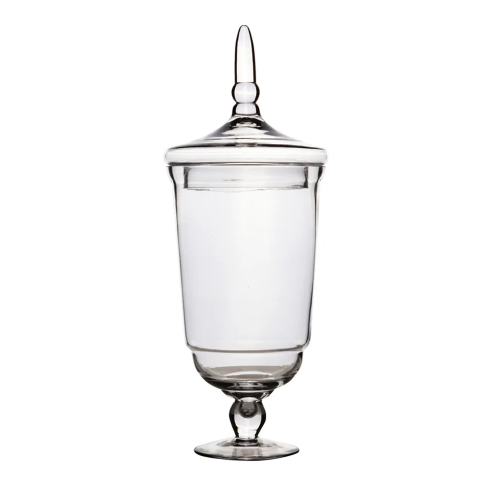 DESROCH DECOR VINTAGE ACCENTS DECORATIVE GLASS JAR
