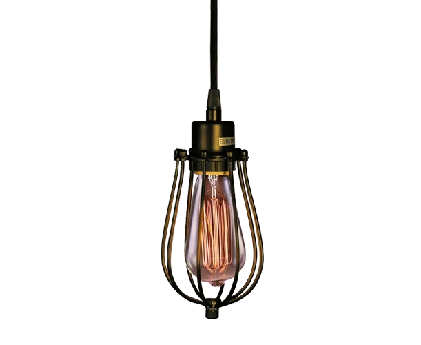 LUMILUCE VINTAGE FLOYED E27x1 BLACK SUSPENDED LAMP