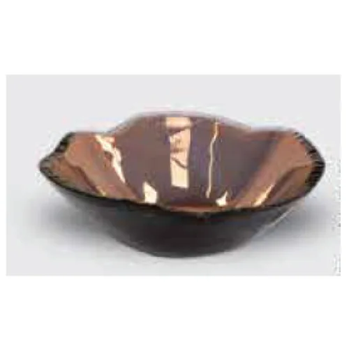 DESROCH GLASS BOWL COLOR GOLD ROSE