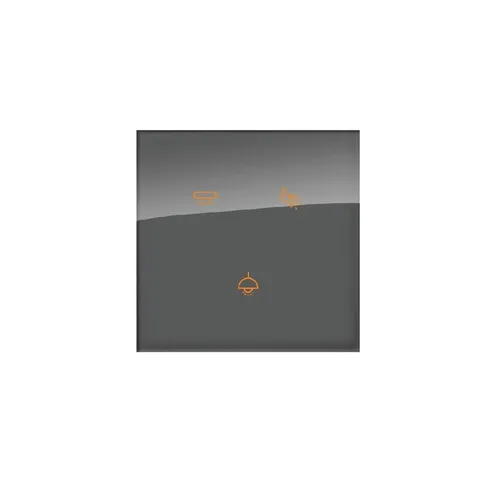 LEXA, WIRELESS, PREMIUM, 3-GANG SMART TOUCH SWITCH, BLACK, GLASS, ZIGBEE
