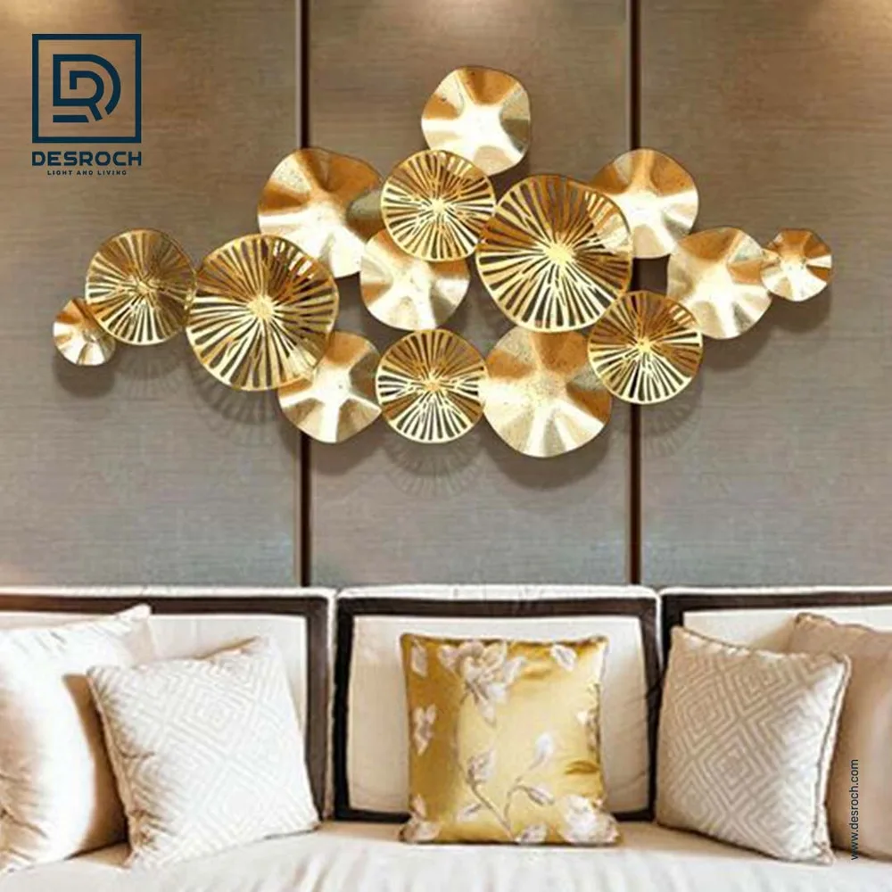 DESROCH DECOR WALL DECOR ART FLEUR METAL WALL ART