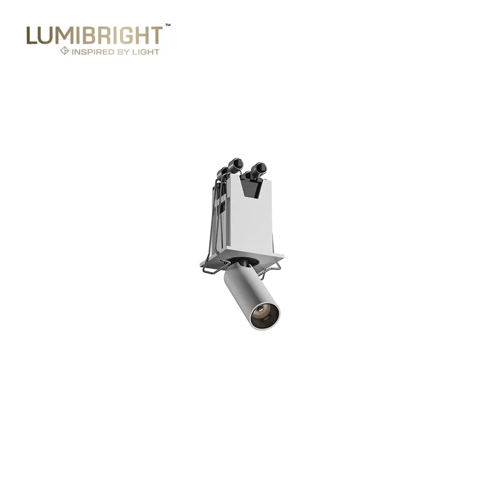 LUMIBRIGHT FUSION SERIES 2W 34X34X65MM IP20 CEILING RECESSED PULLOUT LINEAR SPOTLIGHT