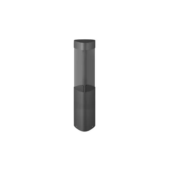 LUMIBRIGHT RUBY 6W 6500K BLACK BOLLARD LIGHT IP54