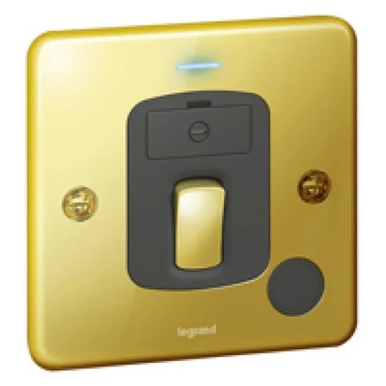 LEGRAND CONNECTION UNIT 13A DP SWT F/O GOLD
