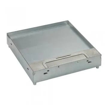 LEGRAND MARBLE TILE SINGLE CABLE OUTLET STAINLESS FBOX TILE LID AND TRIM 8 TO 15