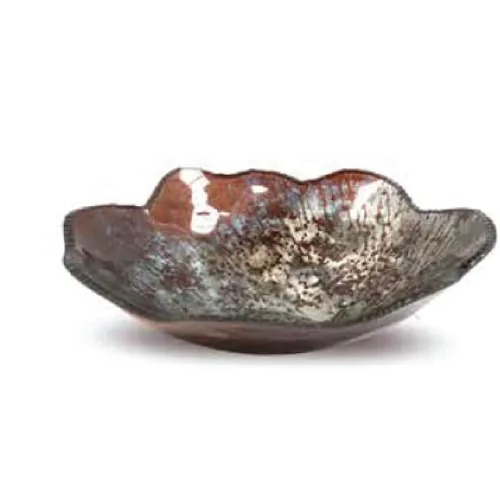 DESROCH GLASS BOWL GRAPHITE COLOR