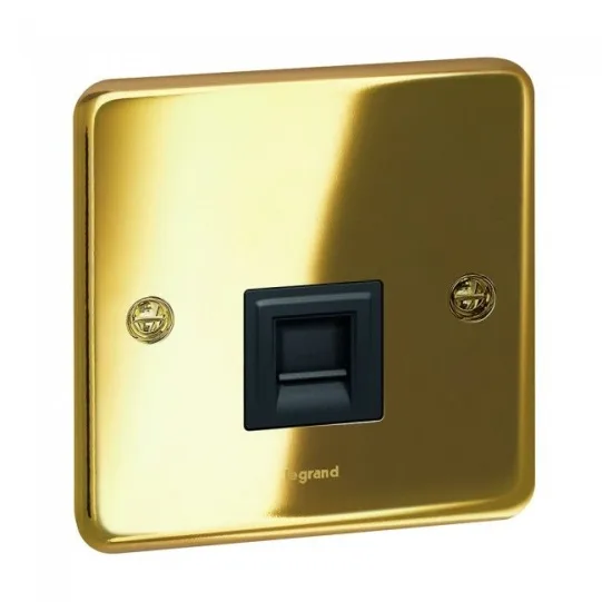 LEGRAND RJ45 SINGLE CAT 6 GOLD