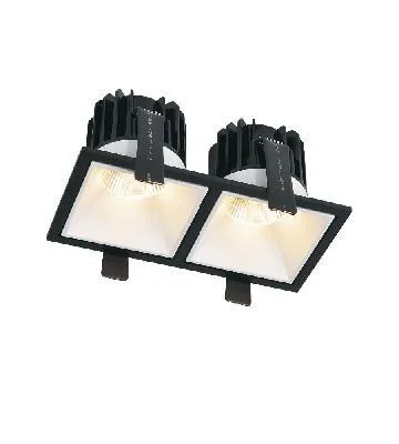 LUMIBRIGHT FILLY 2X10W/2X15W 4000K WHITE SPOT LIGHT IP20