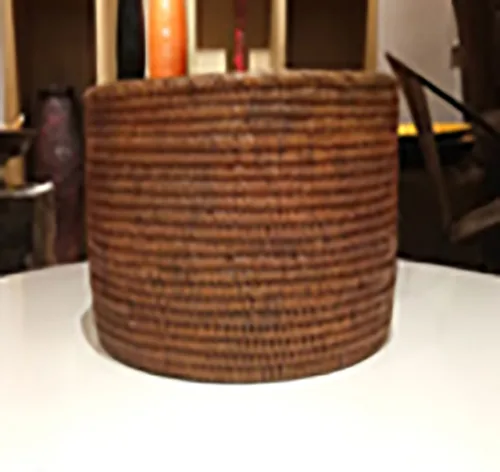 DESROCH DECOR MODERN DRUM BAMBOO-BROWN DÉCOR