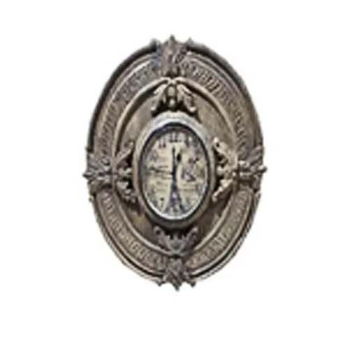 DESROCH DECOR VINTAGE OPEN FACE WALL HANGING VINTAGE CLOCK