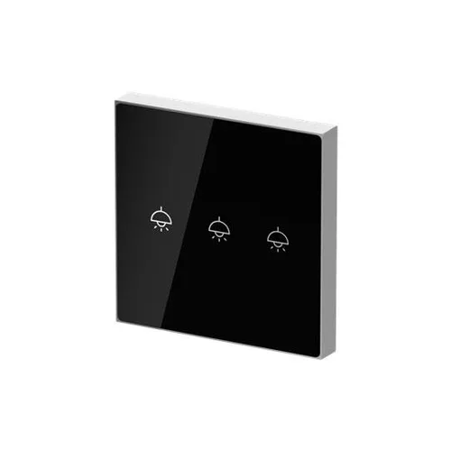 NATURE SWITCH (BLACK GLASS - WHITE 3 WAY)