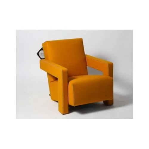 VEROCASA LIVING YELLOW SINGLE SEATER FABRIC SOFA FURNITURE