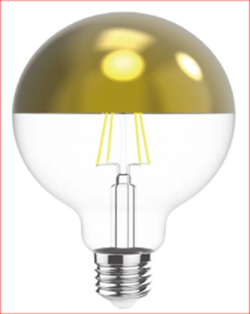 CLASSIC DECO  LED GOLD  TOP G80MM E27 DIMMABLE 220-240V 4W 2700K, 330LM, GOLD/CLEAR FINISH