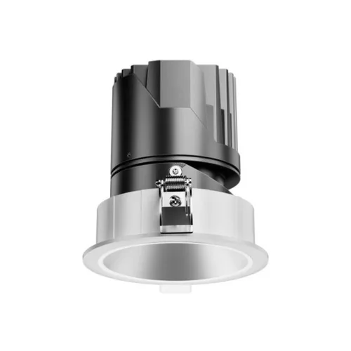 LUMIBRIGHT COCO L 20W 3000K WHITE WITH SAND+MIRROR SILVER DOWN LIGHT WITH DRIVER IP20