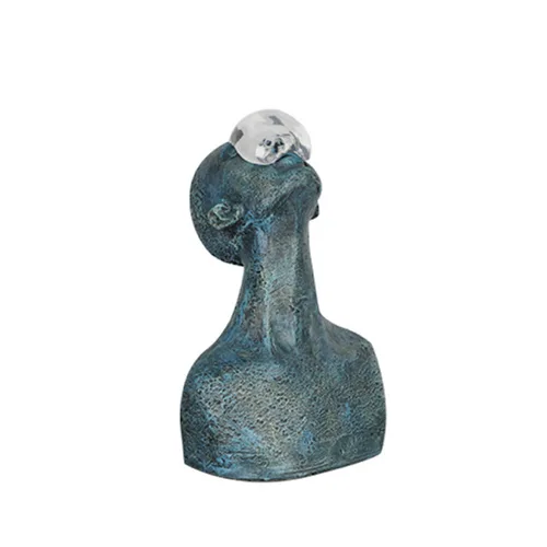 DESROCH DECOR MAN OLHANDO PRA CIMA ESCULTURA