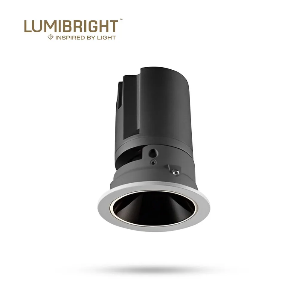 LUMIBRIGHT REFLEXO 12W 6000K BLACK SPOT LIGHT IP54