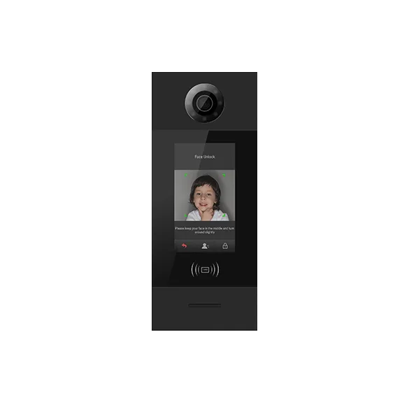 LEXALEX-PALEIP Video Intercom7" GEM Face Recognition Outdoor Station (2MP Camera)LX-IP-DRSVD-LP-GY-AL-24V-7"-GFROS